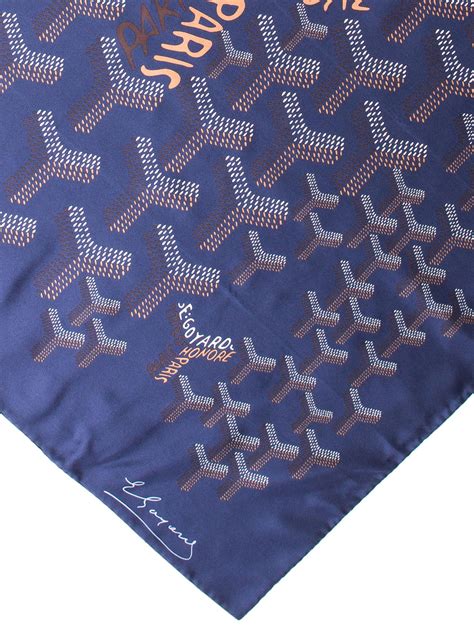 goyard scarfs|goyardine silk scarf.